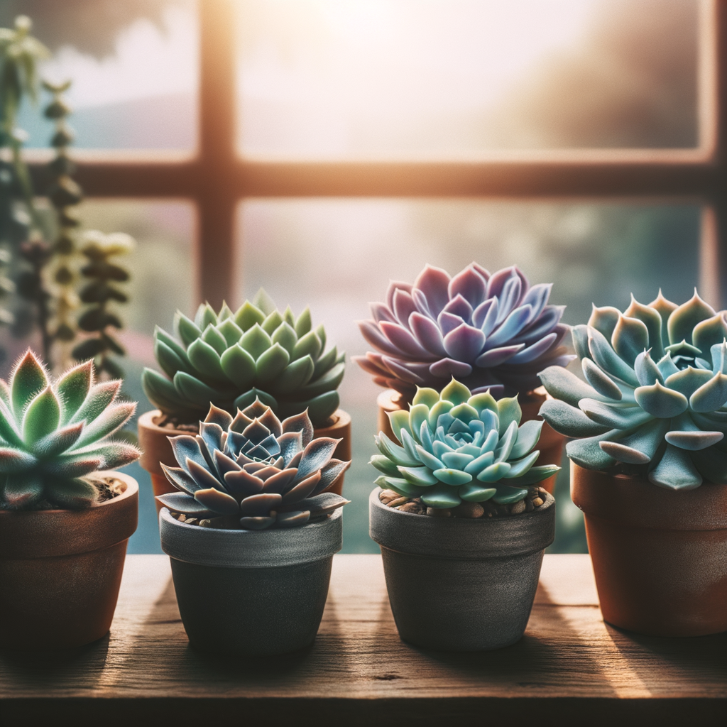 Set of 5 Assorted Succulent